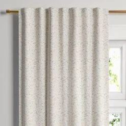1pc Blackout Doral Window Curtain Panel Cream - Project 62™ -Home Decoration Store GUEST 02f6177d 573e 4615 ae8f eb440121d54d