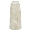 17" X 7.5" Terracotta Vase White - Olivia & May -Home Decoration Store GUEST 03b52d55 6eb4 46c6 b9a0 ed398e99684e