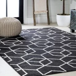 Tumbling Blocks Modern Geometric Area Rug - JONATHAN Y -Home Decoration Store GUEST 0489445f 1514 44cd bd3b 66312466ff86