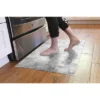 Marble FlorArt Marble Low Profile Machine Washable Kitchen White - Bungalow Flooring