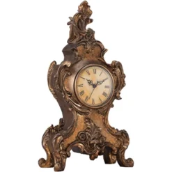 Kensington Hill Taryn Vintage Style 16 1/4" High Table Clock -Home Decoration Store GUEST 08124649 ae15 4aeb b62c 7c40a2ff5d03