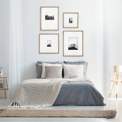 19.24" X 25.24" Matted To 8" X 10" Gallery Frame Natural Wood - Threshold™ Designed With Studio McGee 6 19.24" X 25.24" Matted To 8" X 10" Gallery Frame Natural Wood - Threshold™ Designed With Studio McGee - Image 4