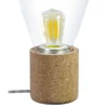 1-Light Olival Table Lamp Cork Finish With Glass Shade - EGLO -Home Decoration Store GUEST 093f36a1 9e95 43f2 832a a205dbf04a09