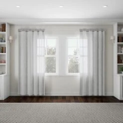 1-Inch Curtain Rod- Decorative End Cap Style Finials And Hardware- For Home Decor In Bedroom And Kitchen, 66-120-Inch By Hastings Home (Silver) -Home Decoration Store GUEST 0998a4b4 9e15 4521 954f 50db464f9faa