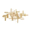 Metal Geometric 3D Stripes Wall Decor Gold - CosmoLiving By Cosmopolitan -Home Decoration Store GUEST 0b095587 255b 4f3f bf87 30aef4990e8e