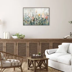 33" X 23" Rustic Garden By Danhui Nai Framed Canvas Wall Art Print - Amanti Art -Home Decoration Store GUEST 0b3d6185 3483 4153 8615 6841d1607593