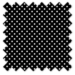 Bacati - Pin Dots White/black Cotton Printed Single Window Curtain Panel -Home Decoration Store GUEST 0b6d9965 631d 4cd1 9684 91d01f2f236a