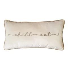 8"x16" 'Namaste' Velvet Lumbar Throw Pillow - Edie@Home -Home Decoration Store GUEST 0d540213 a1cf 4488 b21a a38a26dfb6e3