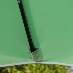 Captiva Designs 9ft Fringed Elegant Valance Crank Tilt With Lit Patio Market Umbrella Green -Home Decoration Store GUEST 0e4c0386 8c35 4e55 b0cc c99aec0c369d