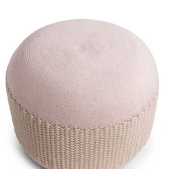 BirdRock Home Woven Knitted Indoor Or Outdoor Pouf - Natural -Home Decoration Store GUEST 12728349 41ae 41e9 8270 42cddece904d
