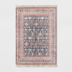 Alexandra Floral Printed Border Persian Rug Blush - Opalhouse™ -Home Decoration Store GUEST 13831d26 e9c0 4d66 95de 449574be25e7