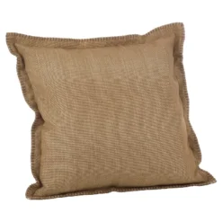 20"x20" Whip Stitched Flange Design Throw Pillow - Saro Lifestyle -Home Decoration Store GUEST 158d4295 a127 45c1 8ea7 c4318d04c265
