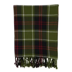 50"x60" Plaid Design Throw Blanket - Saro Lifestyle