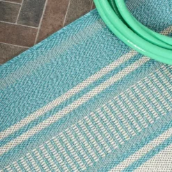 Haynes Modern Double Stripe Indoor/Outdoor Area Rug - JONATHAN Y -Home Decoration Store GUEST 168c1a28 71d9 4649 a144 07fb8db7e6f5