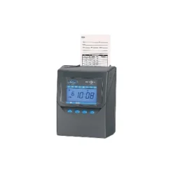 Lathem Time Punch Card Time Clock System Black 7500E