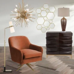 Possini Euro Design Janae Warm Gold Sputnik Chandelier 18" Wide Modern Crystal 9-Light Fixture For Dining Room House Foyer Kitchen Island Entryway -Home Decoration Store GUEST 17cf58e6 f686 46c2 bb63 1bc61f12d7a5