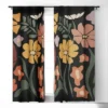 Miho TROPICAL Floral Night 84" X 50" Single Panel Blackout Window Curtain - Deny Designs -Home Decoration Store GUEST 17d9d80f 14cd 4f05 84c3 c9840ba8fff2