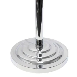 Romantic Cascading Crystal And Floor Lamp With Drum Shade Gray - Elegant Designs -Home Decoration Store GUEST 1a85c799 8536 4764 84d9 ee2f7b897988