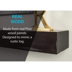 Mantels Direct Breckenridge Rustic Distressed Wood Fireplace Mantel Wall Shelf -Home Decoration Store GUEST 1b004654 490d 44e6 ad7f 1e9cdb11c6db