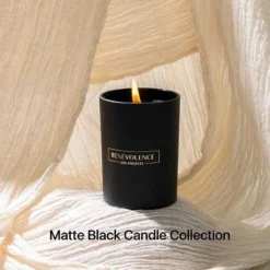 Benevolence LA Black Wax Scented Candle -Home Decoration Store GUEST 1c24dba0 1b05 4544 951c 04354c829308
