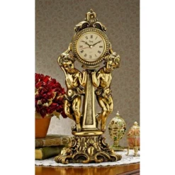 Design Toscano Amboise Twin Cherubs Mantel Clock