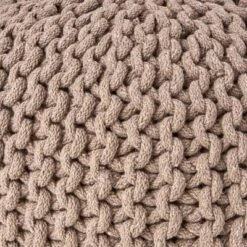Moro Handcrafted Modern Cotton Pouf - Christopher Knight Home -Home Decoration Store GUEST 221b7e79 534d 45a3 93e0 f52162fef522