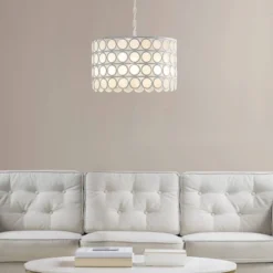 Abbot 4-Light Drum-Shaped Chandelier White - Hampton Hill -Home Decoration Store GUEST 23665d0e bbc2 4e56 9159 2d2dc8196f62