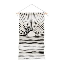 Alisa Galitsyna Minimal Sunrise Sunset Fiber Wall Art - Society6 -Home Decoration Store GUEST 23f6305b 9be1 4f55 b4fc bdc137e063f1