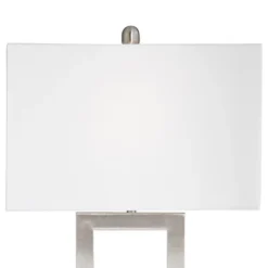 360 Lighting Todd 30" Tall Large Modern End Table Lamps Set Of 2 USB Port AC Power Outlet Silver Brushed Nickel Finish Metal Living Room Charging -Home Decoration Store GUEST 243648ab 84cc 4032 9887 cb2d33b72afb