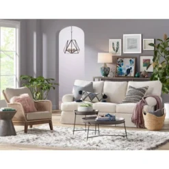 Franklin Iron Works Hawking Bronze Pendant Chandelier 20" Wide Modern Geometric Cage 5-Light Fixture For Dining Room House Kitchen Island Bedroom Home -Home Decoration Store GUEST 24a11a74 84fe 4d3d 8021 e14a26969631