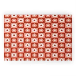 Grace Fall Retro Flower Pattern Welcome Mat - Society6 -Home Decoration Store GUEST 253a7d51 7b5e 49aa b022 7d99e0082ac2
