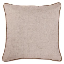 18"x18" Indoor Easter Single Bunny Square Throw Pillow Off-White - Pillow Perfect