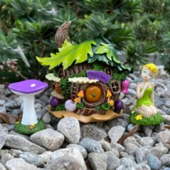 Disney Tinker Bell Miniature Resin Garden Set With Solar Tree House -Home Decoration Store GUEST 28e14884 0301 45a0 b322 10cfe84acb6c