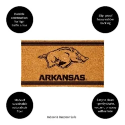 Evergreen University Of Arkansas Logo Turf Mat, Brown- 28 X 16 Inches Indoor Outdoor Doormat -Home Decoration Store GUEST 29c948f2 6035 4be3 8d34 f4ccc5d2745d