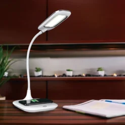 OttLite Desk Lamp With Wireless Charging (Includes LED Light Bulb) - Prevention -Home Decoration Store GUEST 2a5d0c85 8de0 42b0 a06e d2b231e6e034