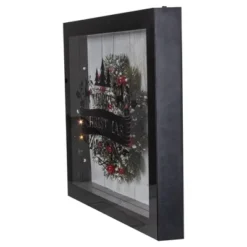 Northlight 14" Black Framed 3D "Merry Christmas" LED Christmas Box Decor -Home Decoration Store GUEST 2c363739 9cda 4a0e 90da f55218b5187c