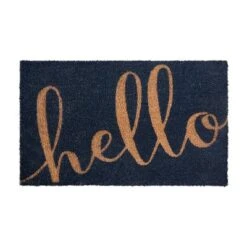 Flash Furniture Harbold 18" X 30" Indoor/Outdoor Coir Doormat With Hello Message And Non-Slip Backing -Home Decoration Store GUEST 2dbc3732 1057 4924 9284 e6ba29d1e096