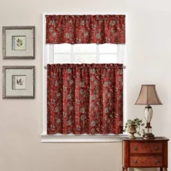 36"x56" Floral Curtain Tiers Set - Traditions By Waverly -Home Decoration Store GUEST 2e1e97ea 4ab1 4baf aa58 8e535afc13d9
