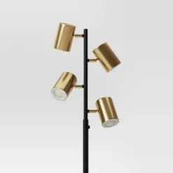 Dean Spotlight Floor Lamp Black/Brass (Includes LED Light Bulb) - Threshold™ 7 Dean Spotlight Floor Lamp Black/Brass (Includes LED Light Bulb) - Threshold™ -Home Decoration Store GUEST 2f16513e 21a0 40c4 b946 c34743de6af1