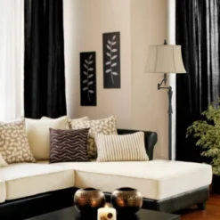 61" 3-way Madison Oil Rubbed Metal Swing Arm Floor Lamp Bronze - Cal Lighting