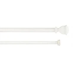 Exclusive Home Napoleon Double Curtain Rod And Finial Set