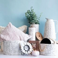 Distressed White Metal Flower Battery Operated Table Clock - Foreside Home & Garden 9 Distressed White Metal Flower Battery Operated Table Clock - Foreside Home & Garden -Home Decoration Store GUEST 356c2a85 3534 4f54 b445 dc449f52eece