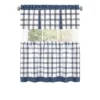Kate Aurora Windowpane Plaid Country Farmhouse Kitchen Curtain Tier & Valance -Home Decoration Store GUEST 36c65762 be72 4d41 bfb6 8da81289b3ab