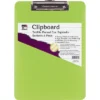 Charles Leonard Plastic Clipboard Rubber Grip 9"x1/2"x12-3/4" Neon Green 89725 -Home Decoration Store GUEST 38a0eb35 6657 4794 889a 835900e14761