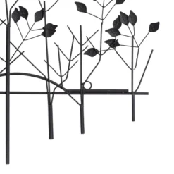 24" X 39" Traditional Metal Nature Wall Decor Brown - Olivia & May