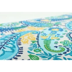 Amalia 2pc Outdoor/Indoor Throw Pillows Paisley Blue - Pillow Perfect -Home Decoration Store GUEST 3a4fa3e9 267e 451a 8086 e8a953114e36