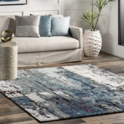 NuLOOM Haydee Glacial Abstract Area Rug -Home Decoration Store GUEST 3b0140cd 37b6 499e a5e2 b7c216310d5f