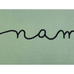 8"x16" 'Namaste' Velvet Lumbar Throw Pillow - Edie@Home