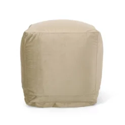 Caney Modern Velveteen Cube Pouf - Christopher Knight Home -Home Decoration Store GUEST 3e109f38 075e 4101 95ee 750d476772e4
