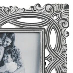 Filigree 4X6 Photo Frame Gray MDF & Glass - Foreside Home & Garden -Home Decoration Store GUEST 3f394550 ae0e 4841 b1c3 2d84f40fd78c